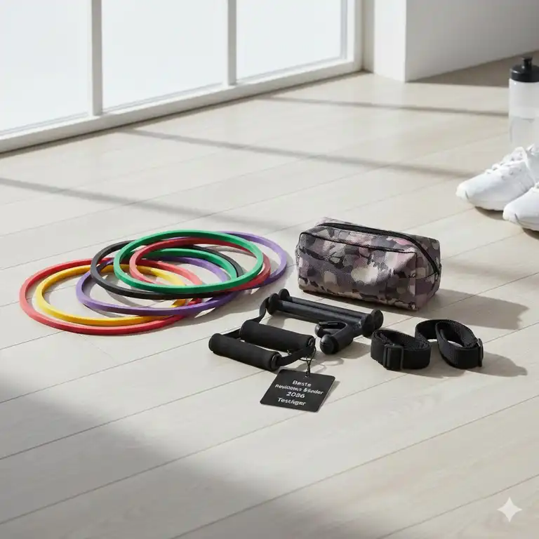 Beste Resistance Bänder 2026 im Set: Verschiedene Widerstandsstufen und Zubehör für ein vielseitiges Heimtraining.