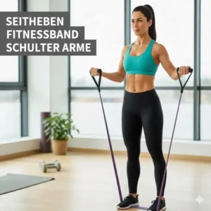 Seitheben zur Ergänzung der resistance band übungen arme für eine straffe Silhouette.
