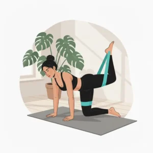 Fire Hydrant Technik für intensives Training der bootie band übungen frauen.