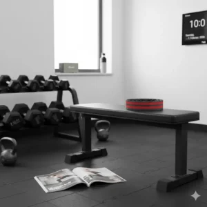 Ideales Equipment für das Home-Gym: Ein hip thrust band schwer für effektive Hip Thrusts.