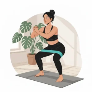 Der Lateral Walk ist eine dynamische Übung der bootie band übungen frauen.