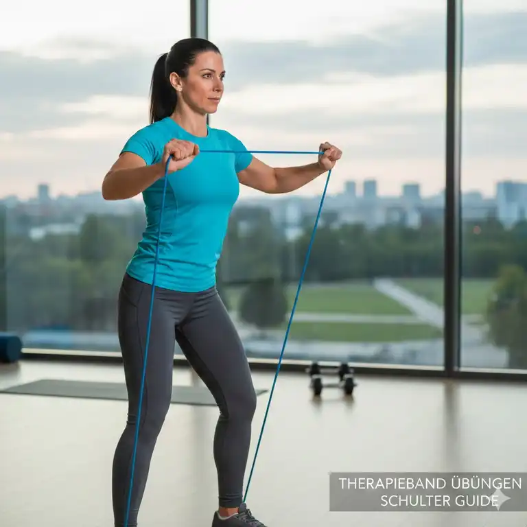 Effektive Therapieband Übungen Schulter für eine starke Rotatorenmanschette.
