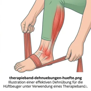 Unterkörper-Workout mit Fokus auf therapieband dehnübungen für Waden und Sprunggelenke