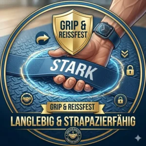 Die rutschfeste Oberfläche der latex resistance bands langlebig sorgt für Grip.