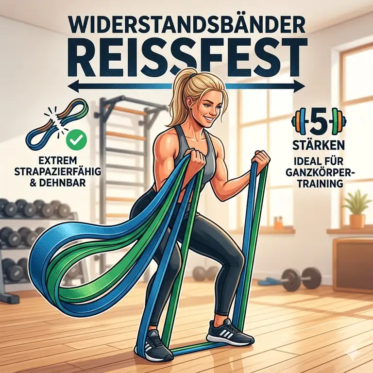 Widerstandsbaender reißfest für effektives Krafttraining
