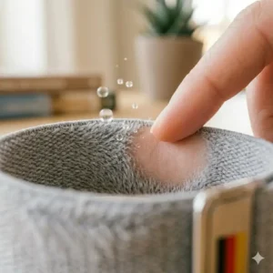 Speziell entwickeltes stoff fitness band hautfreundlich für Nutzer mit sehr empfindlicher Haut.