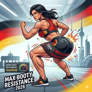 Heavy-duty strong fabric resistance band 2026 designed for maximum lower body resistance.