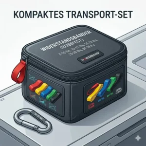 Transport von widerstandsbaender reißfest in der Tasche
