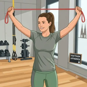 Demonstration of band pull-aparts for a low resistance band warmup.