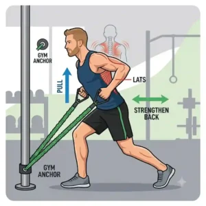 back row exercise with resistance bands for fitness band maenner kraft